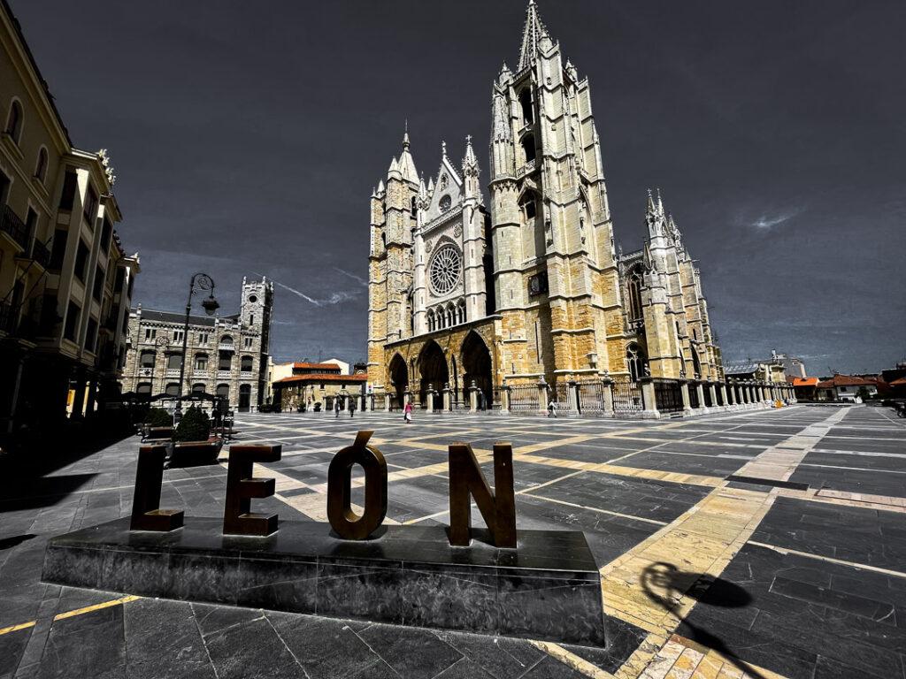 León Innenstadt mit Kathedrale